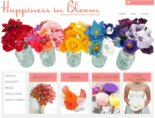 Tablet Screenshot of happinessinbloom.com